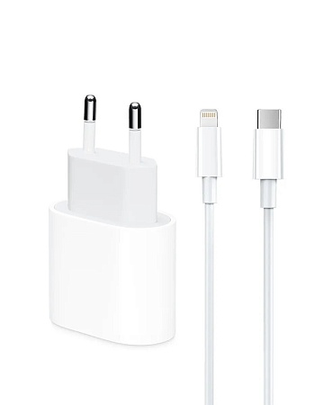 20W USB-C Power Adapter + Lightning Cable