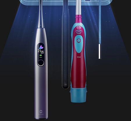 Дезинфицирующий держатель для зубных щеток Xiaomi Oclean S1 Smart UVC Toothbrush Sanitizer