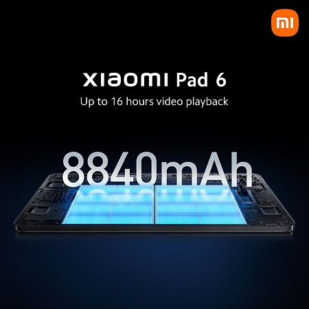 Планшет Xiaomi Pad 6 6/128Gb Wi-Fi (Gray)