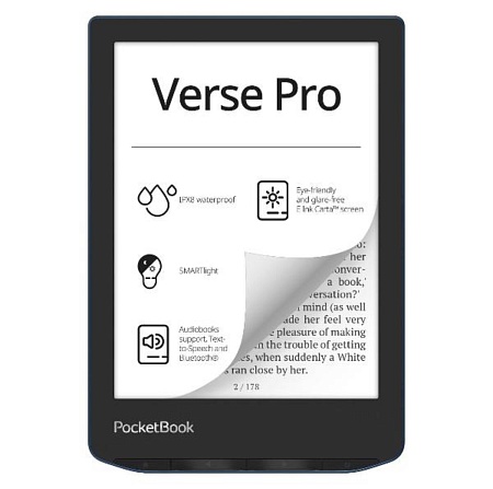 Электронная книга PocketBook 634 Verse Pro Black (PB634)